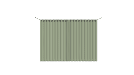 Drapery schematic drawn by Pleat